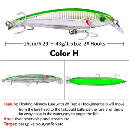 Jerkbait Fishing Lures, Minnow Lures Jerk Bait for Freshwater/Saltwater Fishing Lures Lureswholesale