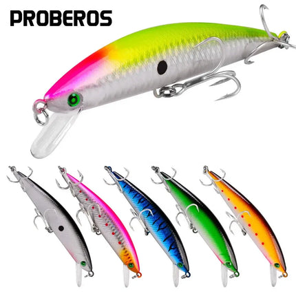 Jerkbait Hard Plastic Wobbler Long Distance Fishing Bait Saltwater Fishing Lures Hard Baits Small Minnow Sinking Lureswholesale