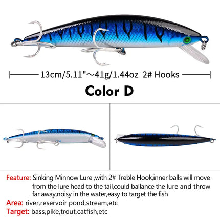 Jerkbait Hard Plastic Wobbler Long Distance Fishing Bait Saltwater Fishing Lures Hard Baits Small Minnow Sinking Lureswholesale