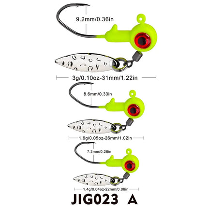 Jig Head Fishing Hook 10g 12g 25g Jigging Single Hook Soft Worm Pike Bass Fishing Accessories 5pcs/bag Lureswholesale