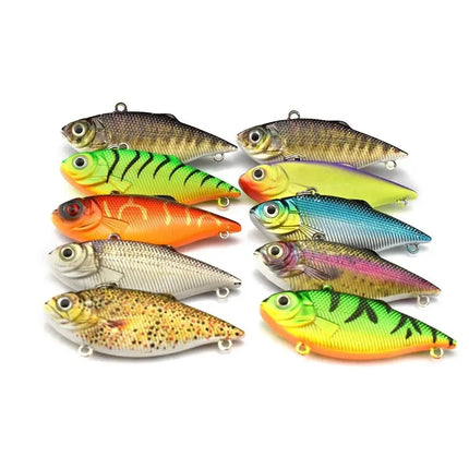 Lipless 50mm lure crankbait artificial bait custom lure eyes 50mm/10g flat side lure Lureswholesale