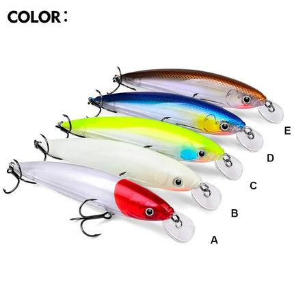 Luminous Minnow Fishing Lure Artificial Bass Bait Sinking Floating Saltwater Fishing Lure Long Casting Bass Bait Lureswholesale