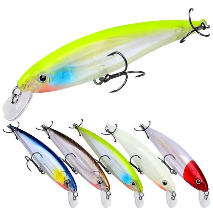 Luminous Minnow Fishing Lure Artificial Bass Bait Sinking Floating Saltwater Fishing Lure Long Casting Bass Bait Lureswholesale