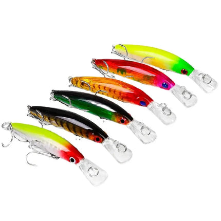 Luya bait Minnow Hard 7cm/3.9g lure Bionic bait Snout all eat plastic bait DW1327A Lureswholesale