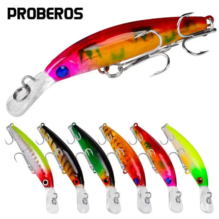 Luya bait Minnow Hard 7cm/3.9g lure Bionic bait Snout all eat plastic bait DW1327A Lureswholesale