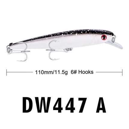 Luya lure Minnow hard bait Plastic bionic bait fishing gear with gift accessories Lureswholesale