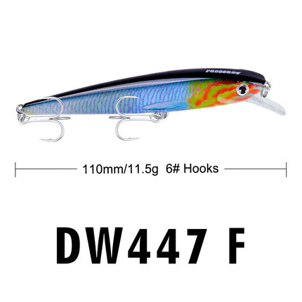 Luya lure Minnow hard bait Plastic bionic bait fishing gear with gift accessories Lureswholesale