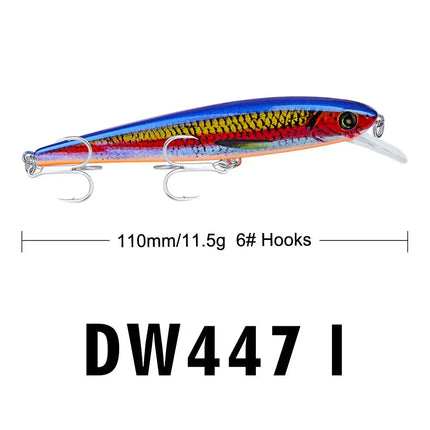 Luya lure Minnow hard bait Plastic bionic bait fishing gear with gift accessories Lureswholesale