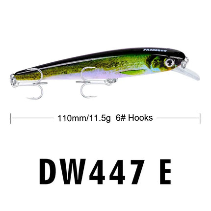 Luya lure Minnow hard bait Plastic bionic bait fishing gear with gift accessories Lureswholesale