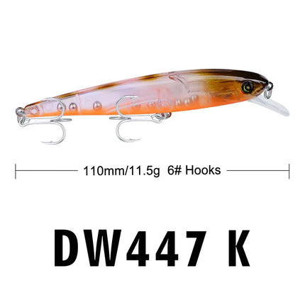 Luya lure Minnow hard bait Plastic bionic bait fishing gear with gift accessories Lureswholesale