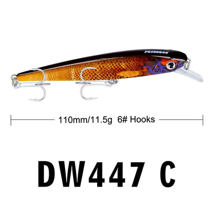 Luya lure Minnow hard bait Plastic bionic bait fishing gear with gift accessories Lureswholesale