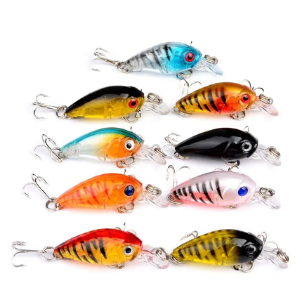 Mini Crankbait 45mm 3.5g Fishing Lure Swimbait Minnow Wobbler Floating Hard Lure for Bass Trout Pike Lureswholesale