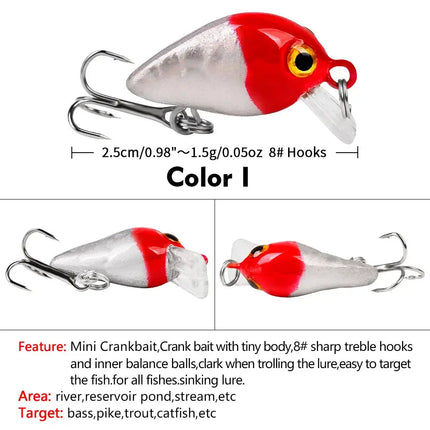 Mini rock little Fat Man 2.6cm 1.6g Luya bait plastic bait bionic bait fishing gear wholesale DW1082 Lureswholesale