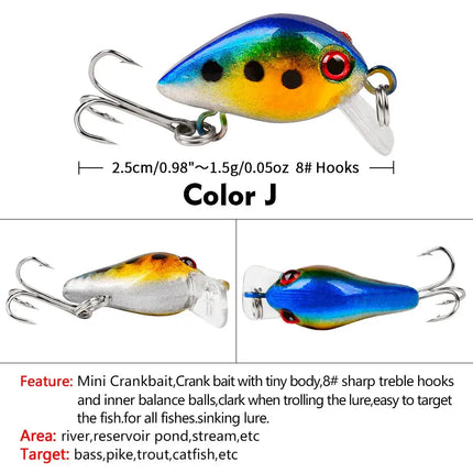 Mini rock little Fat Man 2.6cm 1.6g Luya bait plastic bait bionic bait fishing gear wholesale DW1082 Lureswholesale