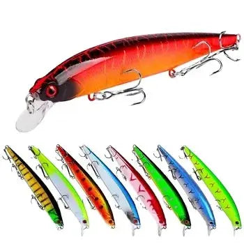 Minnow Fishing Lure 3D Lifelike Eyes Hard Bass Bait Wobblers Swimbait Fishing Tackle Lureswholesale