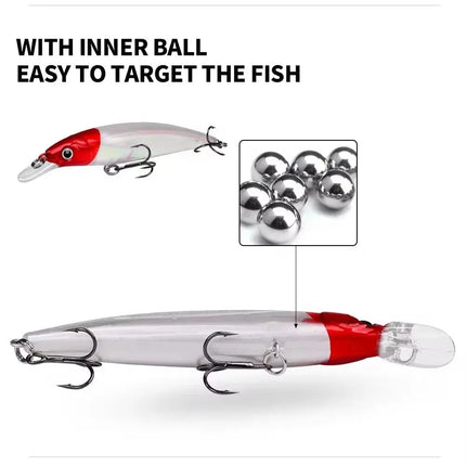 Minnow Fishing Lure Artificial Hard Bait Sinking Floating Tuna Fishing Lure Long Casting Bass Bait Lureswholesale