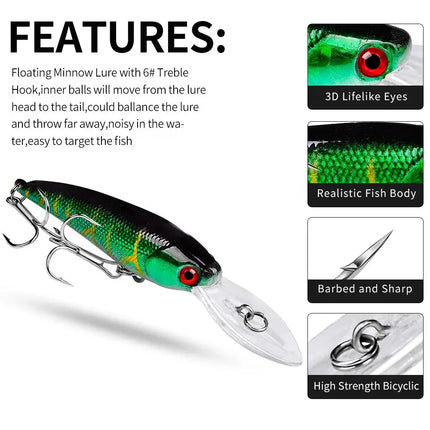 Minnow Fishing Lures Salt Swimbait Wobbler Saltwater Fishing Lures Lureswholesale