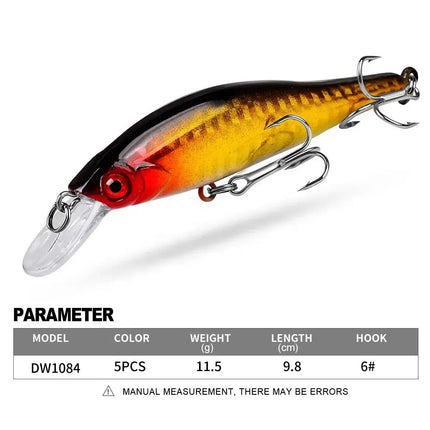 Minnow Lure Sinking Black Minnow Hard Plastic Fishing Lure Saltwater Artificial Baits Wholesale Lureswholesale