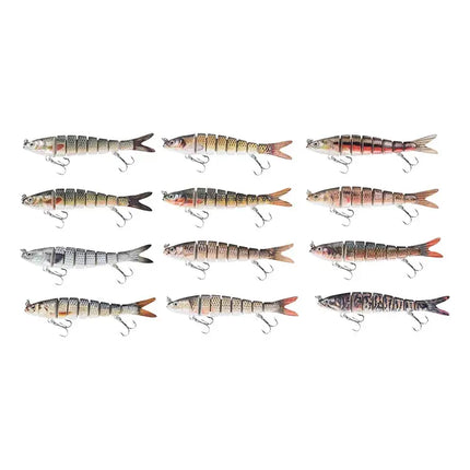 Multi Jointed Lure Fishing Swimbait Wobbler For Pike Saltwater Sinking 7 8 9 Segments Crankbait Trout Hard Bait Bass Lureswholesale