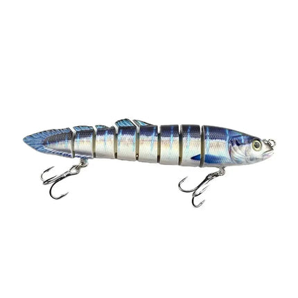 New design hard plastic loach fishing bait 8 segmented lifelike swimbait fishing lures Lureswholesale