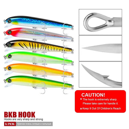 New sea fishing Minnow 17.5cm road bait 29g DWB206 Lureswholesale