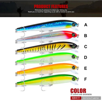 New sea fishing Minnow 17.5cm road bait 29g DWB206 Lureswholesale