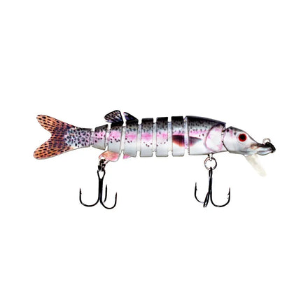 Nine -section Pike with lip multi jointed fishing lure musky fishing lures tackle Lureswholesale