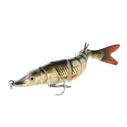 ODS 125mm 21g Minnow Fishing Lures multi jointed Hard Baits ABS Artificial Lure For Bass Pike Fishing Tackle Lureswholesale