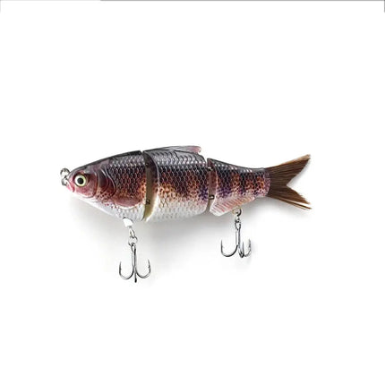 ODS three sections 5 inch 32g jointed Swimbait Fishing lures Hard Bait Sunfish Sea Bass Fishing Baits Lureswholesale