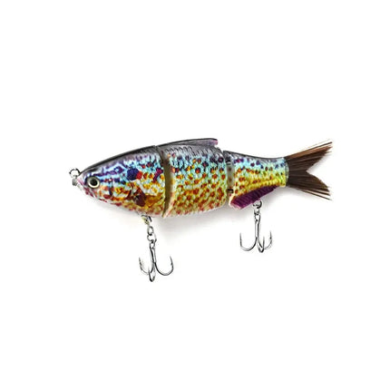 ODS three sections 5 inch 32g jointed Swimbait Fishing lures Hard Bait Sunfish Sea Bass Fishing Baits Lureswholesale