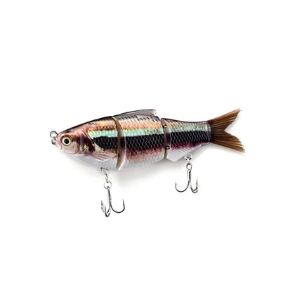 ODS three sections 5 inch 32g jointed Swimbait Fishing lures Hard Bait Sunfish Sea Bass Fishing Baits Lureswholesale