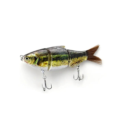 ODS three sections 5 inch 32g jointed Swimbait Fishing lures Hard Bait Sunfish Sea Bass Fishing Baits Lureswholesale