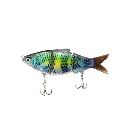 ODS three sections 5 inch 32g jointed Swimbait Fishing lures Hard Bait Sunfish Sea Bass Fishing Baits Lureswholesale