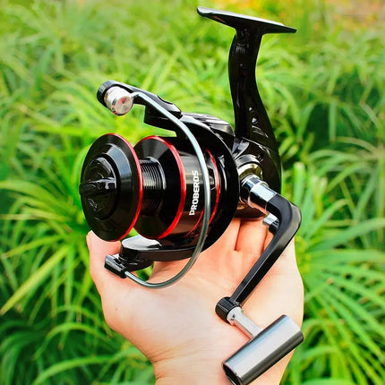 PRBBEROS Carp Fishing Reel Saltwater Spinning Reel 5.2:1 Metal Fishing Carretilha De Pesca Molinetes Tackle Lureswholesale