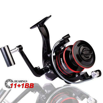 PRBBEROS Carp Fishing Reel Saltwater Spinning Reel 5.2:1 Metal Fishing Carretilha De Pesca Molinetes Tackle Lureswholesale