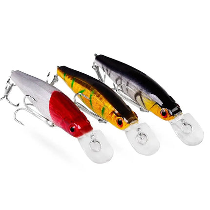 PRO BEROS Luya Bait Minnow 9cm plastic hard bait 8.3g Fishing tackle shop mixed bait DXM002 Lureswholesale