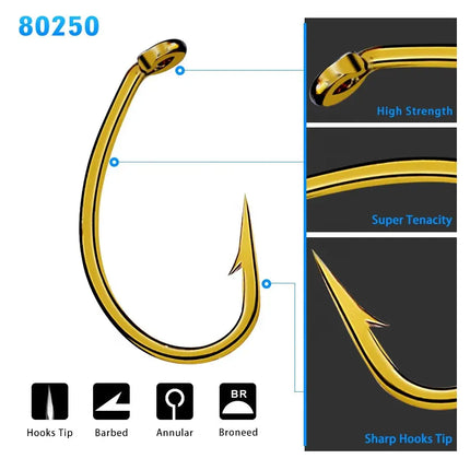 PRO BEROS brand fishing gear fly hook High carbon fly fishing naked hook gold single hook Lureswholesale