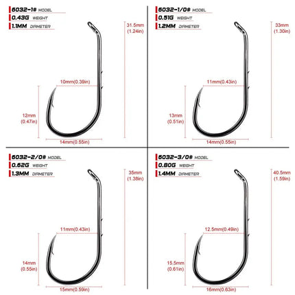 PRO BEROS fishing gear Fishing gear Hooks with barbs High carbon steel single hook fishing accessories Lureswholesale