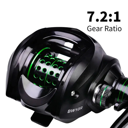 PROBEROS Baitcasting Reel 10kg Max Drag Power 7.2:1 Bait Drag Casting Wheel Saltwater Fishing Reel Lureswholesale