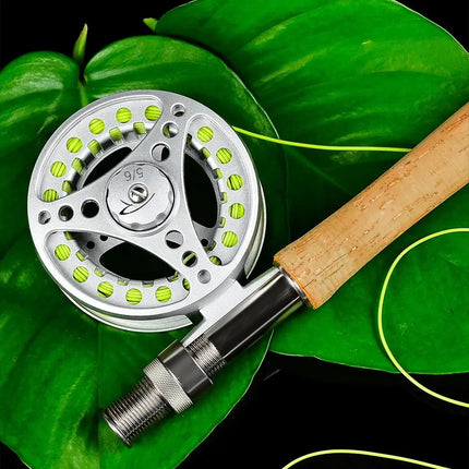 PROBEROS Fly Fishing Reel 3/4 5/6 7/8WT Fly Reel Large Arbor Aluminum Alloy Body for Trout Bass Carp Pike Panfish Lureswholesale