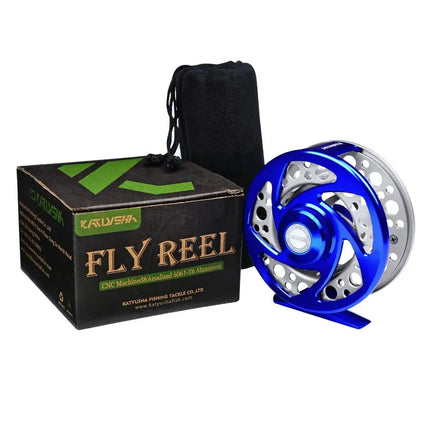 PROBEROS Full Metal Fly Fishing Reel 2+1BB Bearings 1:1 Sea Ice Lure Hand Raft Wheel Flying Fishing Reel Lureswholesale