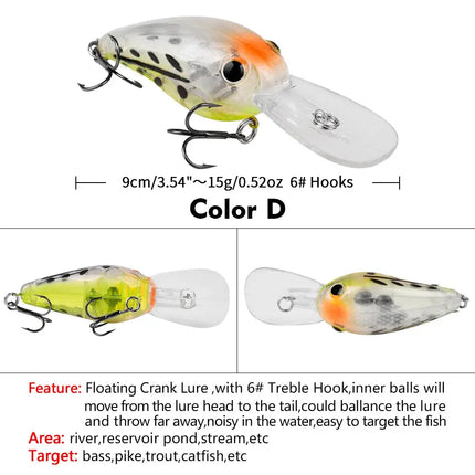 PROBEROS Hard Plastic Bait Hard Fishing Lure Crankbait Floating Wobblers Fishing Lure Set Saltwater Lureswholesale