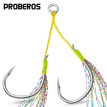 PROBEROS High Carbon Fishing Hook Jigging Hooks with Strong Quality Lureswholesale