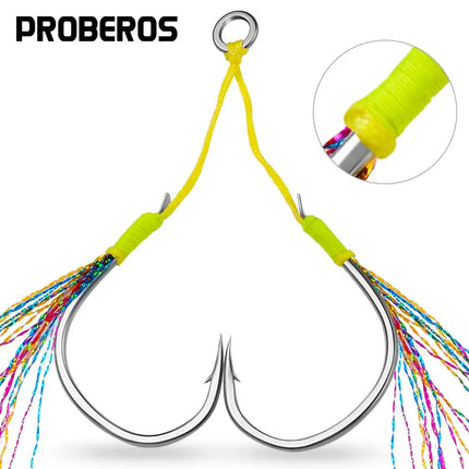 PROBEROS High Carbon Fishing Hook Jigging Hooks with Strong Quality Lureswholesale