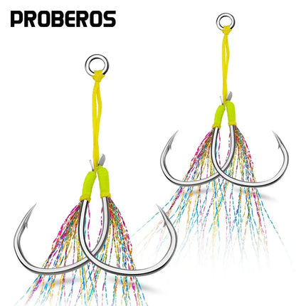 PROBEROS High Carbon Fishing Hook Jigging Hooks with Strong Quality Lureswholesale