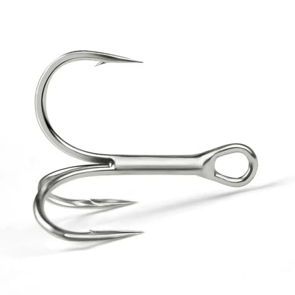 PROBEROS High Carbon Steel Treble Hook Round Bent Fishing Hooks Saltwater Triple Barbed Fish Hook Wholesale Lureswholesale