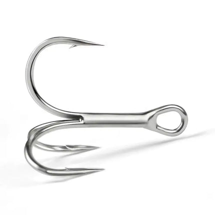 PROBEROS High Carbon Steel Treble Hook round Bent Saltwater Triple Barbed Fish Hook Wholesale Lureswholesale