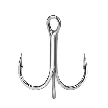 PROBEROS High Carbon Steel Treble Hook round Bent Saltwater Triple Barbed Fish Hook Wholesale Lureswholesale