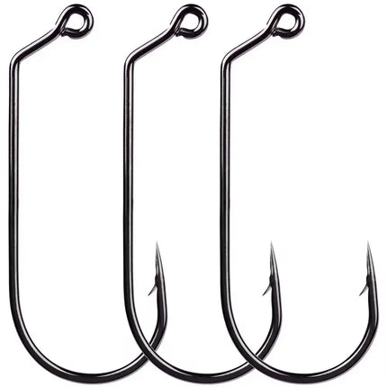 PROBEROS High Carbon steel 60 Degree Fishing Hooks Aberdeen Angle Jig Hook Lureswholesale