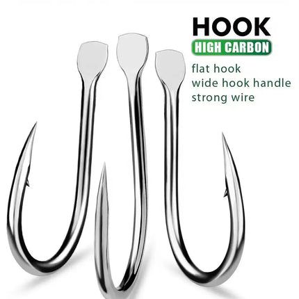 PROBEROS Iseama Single Hook without Ring High-carbon Steel Fishing Assist Jigging Hooks Lureswholesale